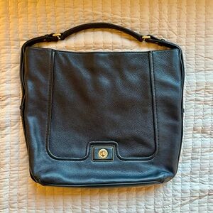 Marc by Marc Jacobs Black Leather Shoulder Bag with adjustable Strap